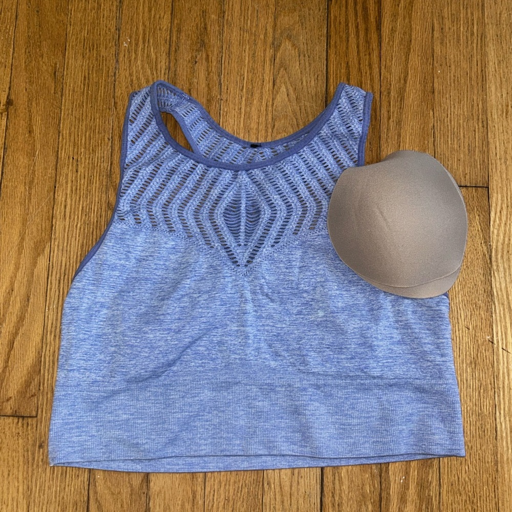 Blue Betsey Johnson Sports Bra